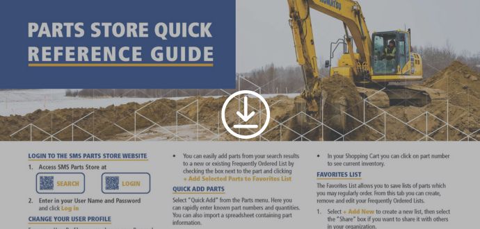 ePortal Parts Store Quick Reference Guide